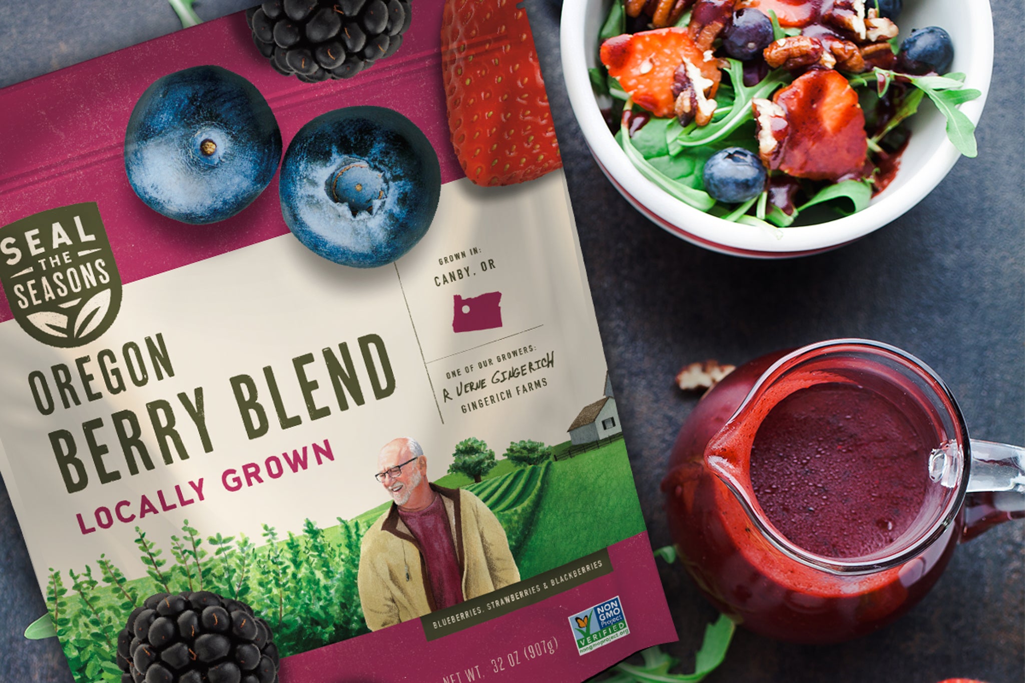 Mixed Berry Vinaigrette Recipe sealtheseasons