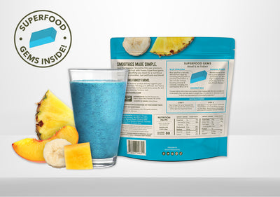 Blue Spirulina Tropical Blend Smoothie Kit