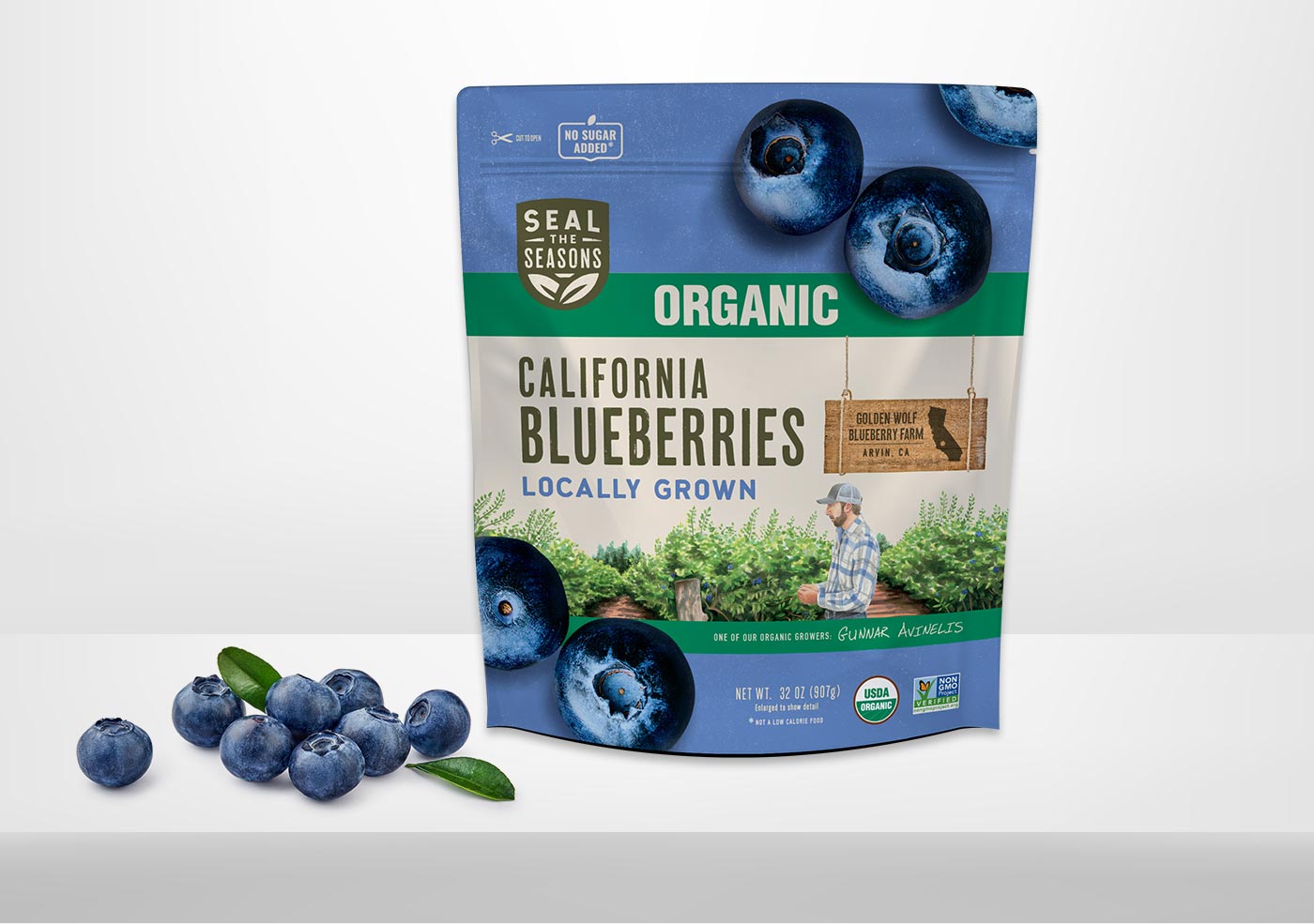 Organic California Blueberries
