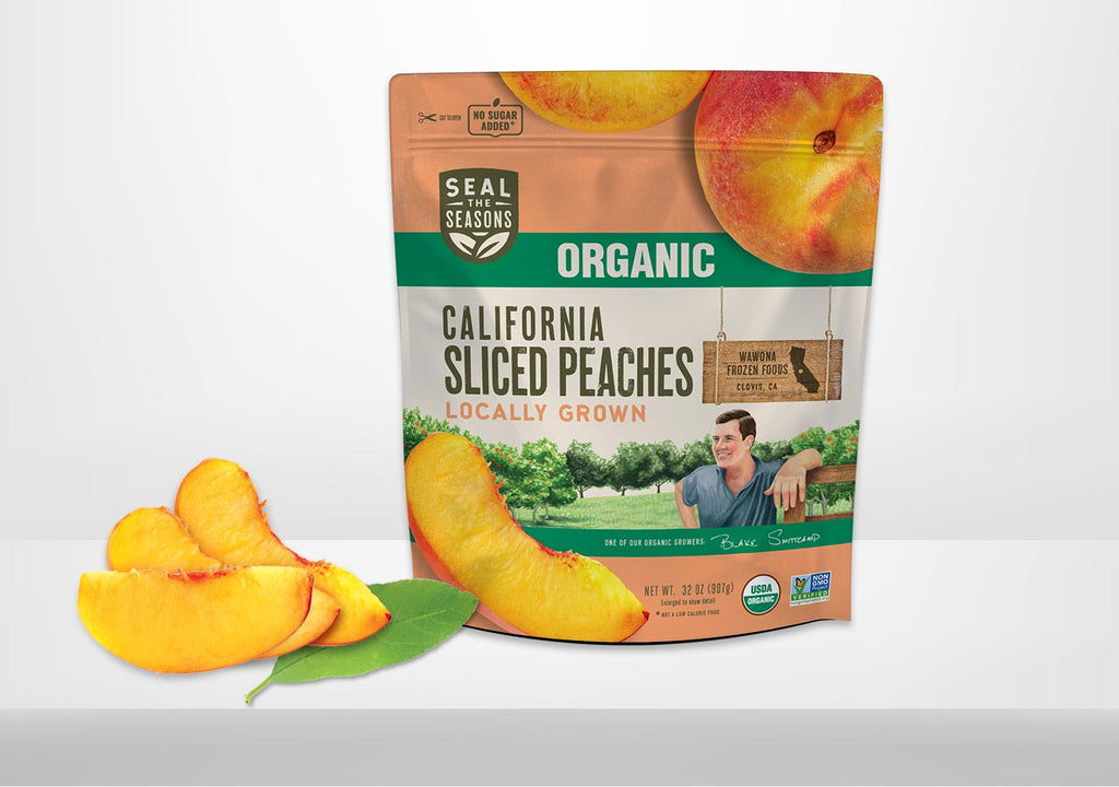 Fresh Frozen Organic Peaches
