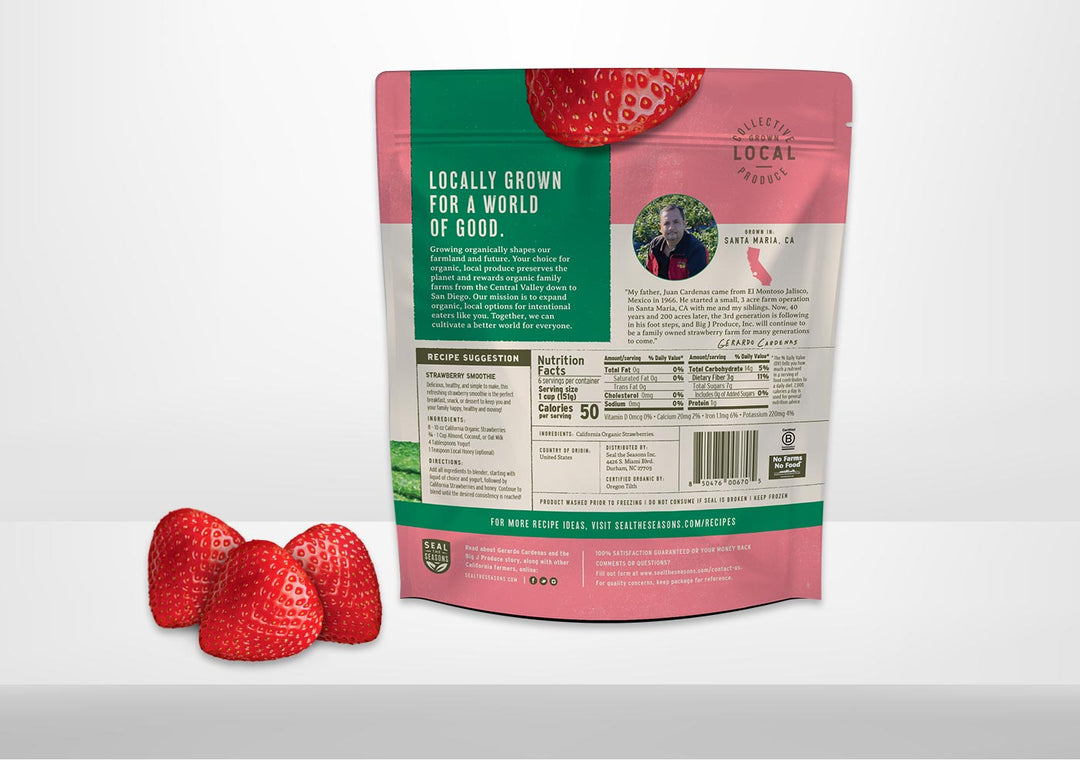 certified organic strawberry seeds Seal the Seasons California Organic Strawberries