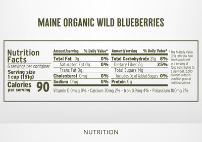 Organic Maine Wild Blueberries