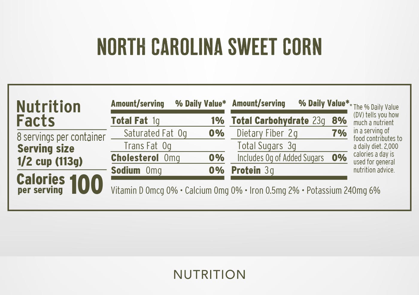 North Carolina Sweet Corn
