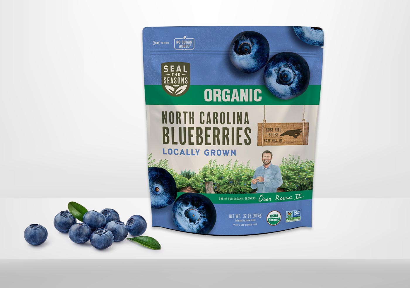 Organic North Carolina Blueberries