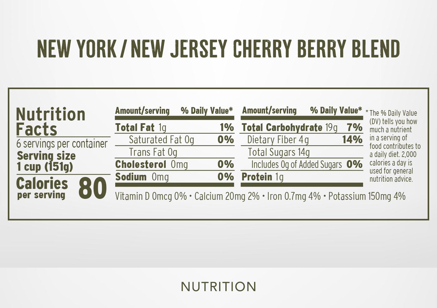 New York / New Jersey Cherry Berry Blend