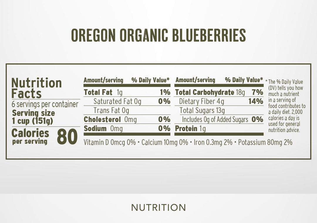 Organic Oregon Blueberries – sealtheseasons
