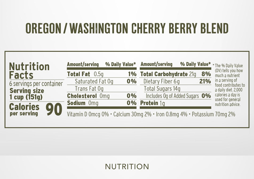 Oregon / Washington Cherry Berry Blend – sealtheseasons